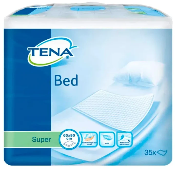Tena Super paklotai 60x90 cm 35 vnt