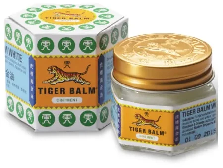Tiger Balm Tigrinis balzamas baltas 19g