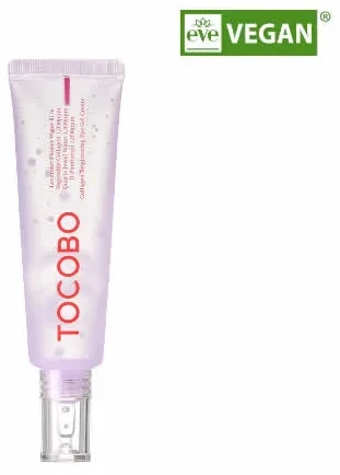 TOCOBO Collagen Brightening Eye Gel Cream šviesinamasis paakių gelinis kremas su kolagenu, 30 ml.