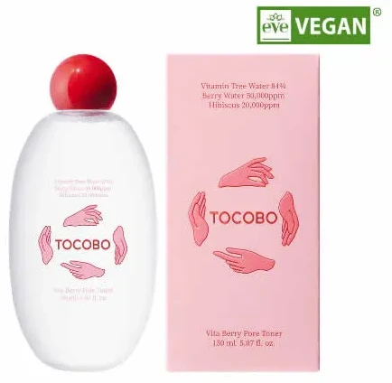 TOCOBO Vita Berry Pore Toneris veido tonikas su vitaminais , 150 ml