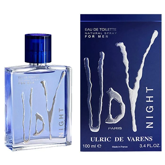 Tualetinis vanduo Ulric De Varens Night For Men Eau De Toilette Purškiklis, 100ml