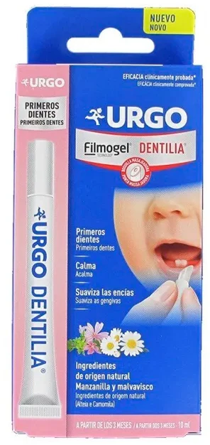 Urgo Dentilia Ramina ir minkština kūdikių dantenas pirmųjų dantukų dygimo laikotarpiu 10ml