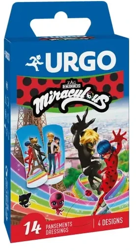 "Urgo Miraculous 14" pleistrai