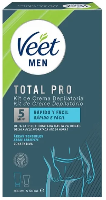 „Veet Men“ depiliacinis kremas jautrioms vietoms, 100 ml, 2 vnt. rinkinys