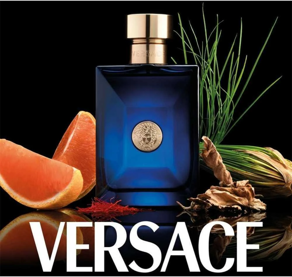 Kvepalų rinkinys vyrams Versace Dylan Blue Pour Homme (EDT, 100 ml + EDT, 10 ml + kosmetinė)