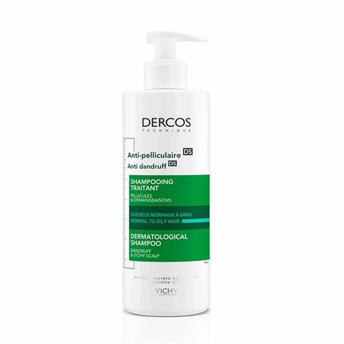 Vichy Dercos Nuo pleiskanų 2 in 1 Šampūnas + Conditioner šampūnas–kondicionierius pleiskanojančiai galvos odai, 390 ml