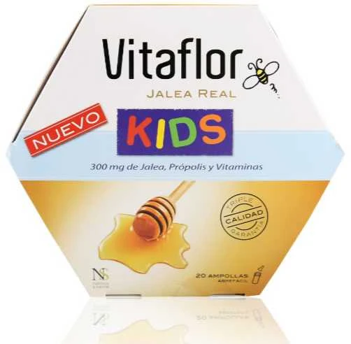 Vitaflor Jalea Real Kids 20 ampulių