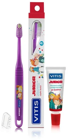 Vitis „Junior“ dantų šepetėlis