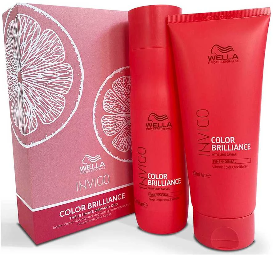 Wella Invigo Color Brilliance Duo Champu 1un Acondicionador 1u