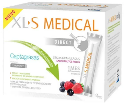 "Xls Medical Direct Fat Binder" 90 lazdelių