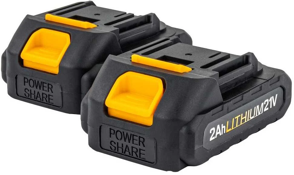 Powermat Akumuliatorinės gyvatvorių žirklės, 21V maitinamos akumuliatoriumi, 450mm ašmenų ilgis, su 2x 2Ah akumuliatoriais, sodo priežiūrai, krūmų formavimui ir topiarui