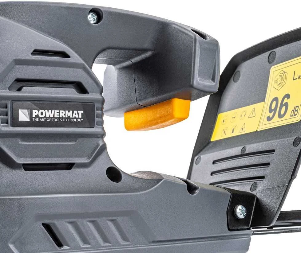 Powermat Akumuliatorinės gyvatvorių žirklės, 21V maitinamos akumuliatoriumi, 450mm ašmenų ilgis, su 2x 2Ah akumuliatoriais, sodo priežiūrai, krūmų formavimui ir topiarui