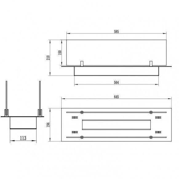 BIOHEAT BURNER 650 biožidinys degiklis įmontuojamas