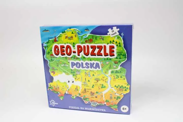 ABINO Dėlionė Geo-Puzzle Polska