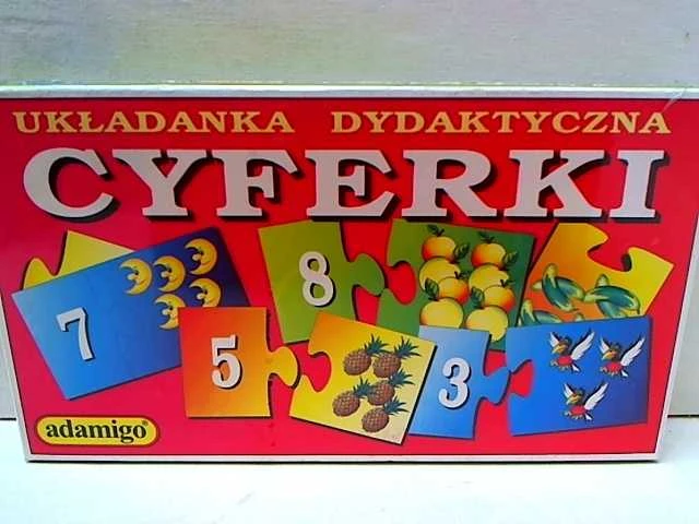 Dėlionė ADAMIGO 3280 Edukacinis numerių galvosūkis