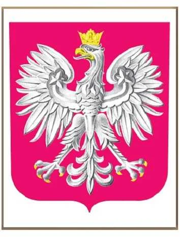 Adamigo Lenkijos Respublikos herbas 05147 rėmelyje