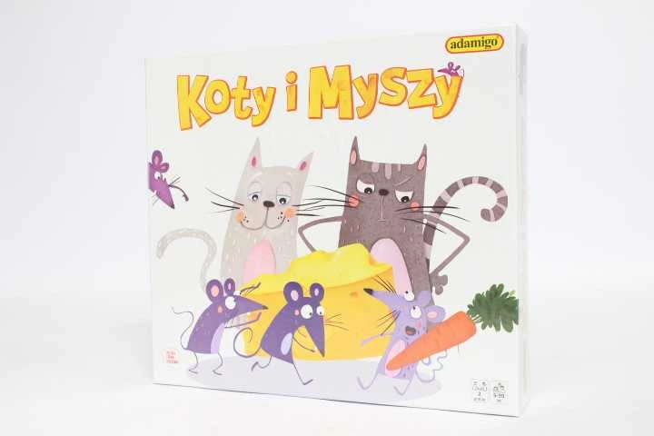 Dėlionė Adamigo Cats and Mice – stalo žaidimas 07721