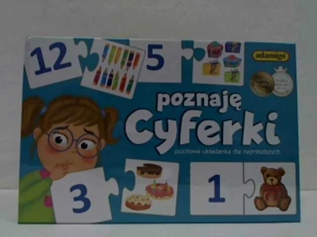 Dėlionės žaidimas „Adamigo“ Susipažinkite su skaičiais – 5598