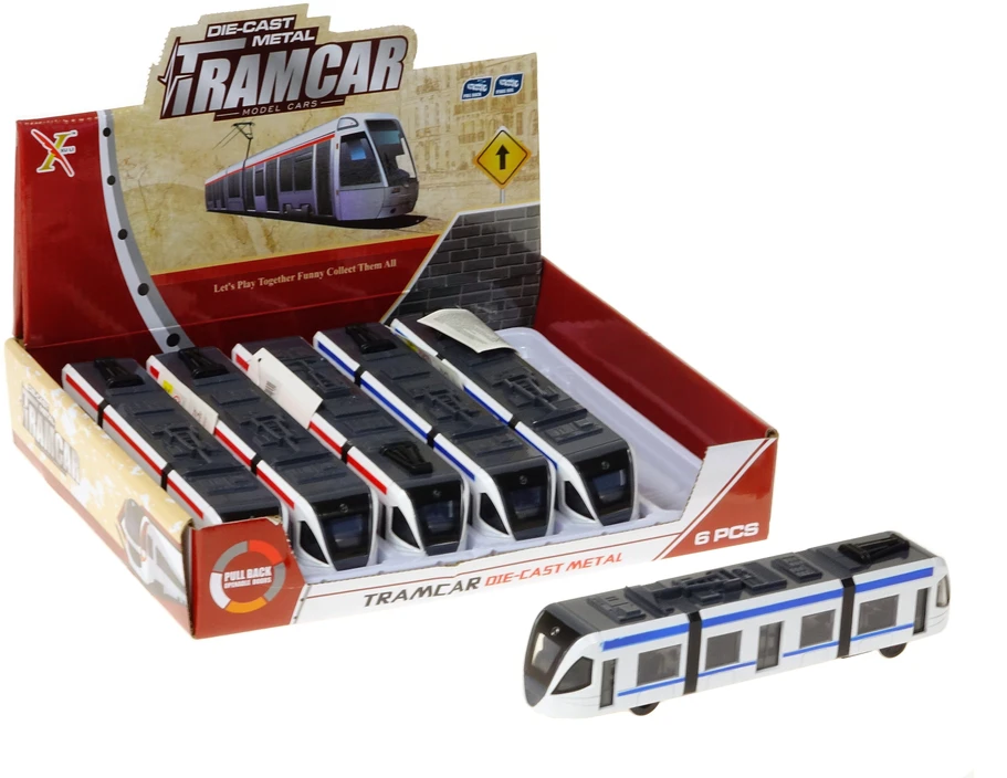 Adar *****Tramwaj metal św/dźw 6szt/disp 66521