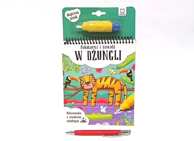 Aksjomat PRINCAS. JUNGLE, Spalvokite ir raskite, vandens žymeklis, 5+