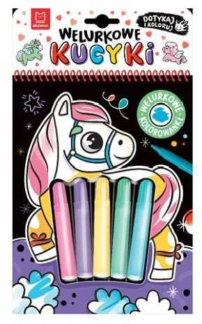 Aksjomat Axiom Piešimo Knyga Velvet Ponies KS1150 Su Žymekliais