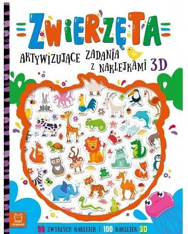 Aksjomat Axiom Animals gyvūnų lipdukų knygelė