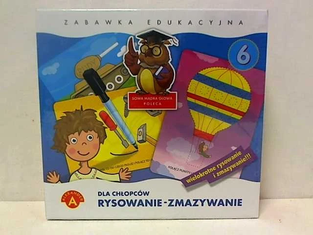 Alexander Edukacinis žaidimas Aleksandras - „Owl Wise Head“ - berniukams - piešimo ištrauka 6