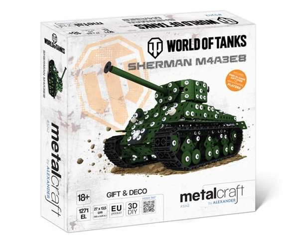 Alexander Metalcraft WorldOfTanks Sherman M4A3E8 tankas 32420