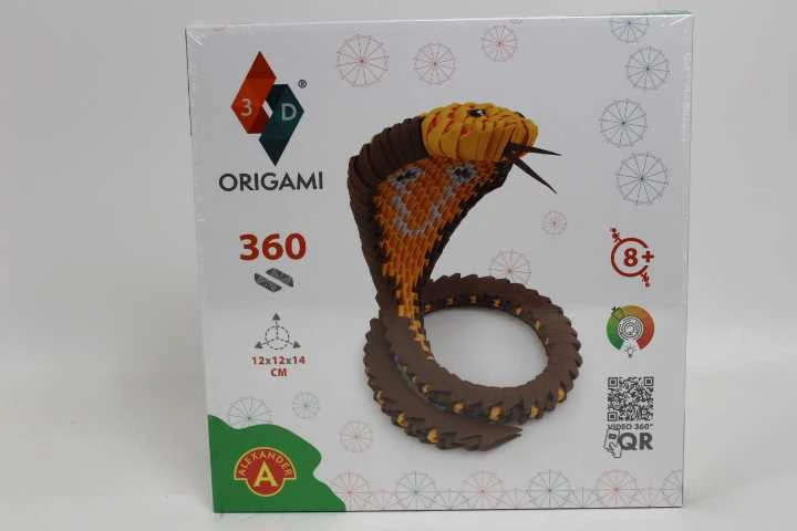 Dėlionė Alexander 3D origami kūrybinis rinkinys – Kobra ZA6083
