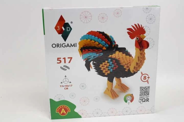 Dėlionė Alexander Aleksandras, origami 3d - Kogutas