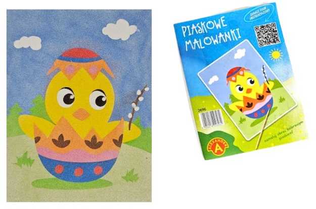 Alexander PIASKOWE MALOWANKI WIELKANOCNE PISANKI WIELKANOC KREATYWNA ZABAWA DIY 6+