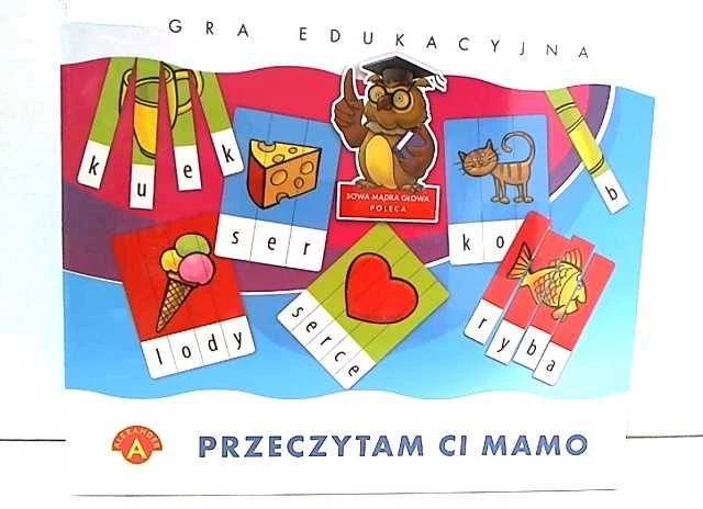 Dėlionė Alexander Aleksandro edukacinis žaidimas - „Sowa Wise“ galva - aš skaitysiu tave mama