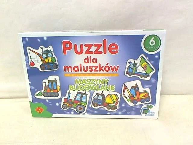 ALEXANDER Dėlionė mažyliams - statybinės mašinos 2+