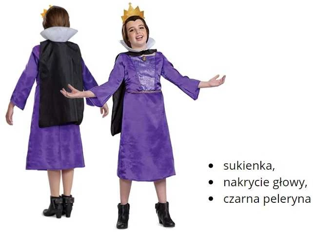 Almarina Disney karnavalinis kostiumas mergaitėms Piktosios Karalienės kostiumas 124-135 cm (7-8 metų)