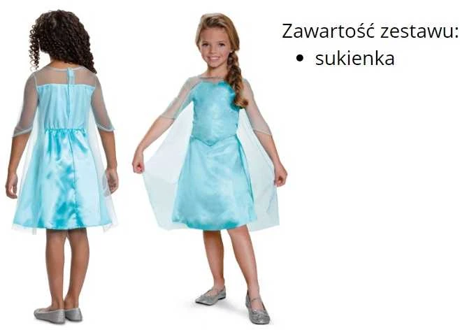 Almarina Disney Frozen Elsa Frozen princesės karnavalinis kostiumas 94-109 cm (3-4 metai)