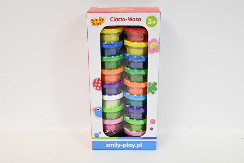 SMILY PLAY CAKE PASTE 20 spalvų vaikams +3 m