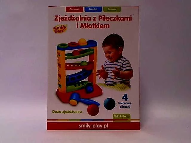 Smily Play Slidinėjimas kamuoliukams ir plaktukui