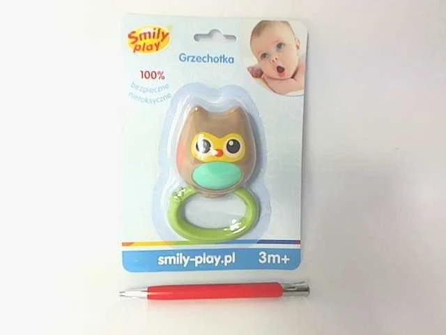SMILY PLAY SP83831 pelėdos barškutis pakuotėje