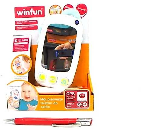 Smily Interaktyvus pirmasis kūdikių asmenukių telefonas Winfun R