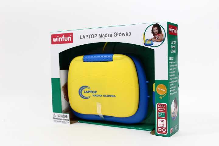 *SMILY LAPTOP mądra główka liczenie, 23x17cm, 3+