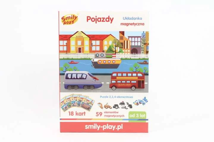 SMILY PLAY SP83883 transporto priemonių magnetinis dėlionės