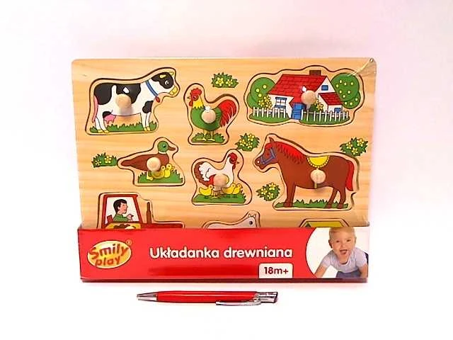 SMILY PLAY SPW83598 medinio ūkio dėlionės
