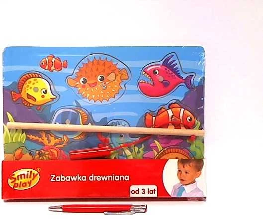 Dėlionė SMILY PLAY SPW83609 Medinis žaislas Žuvis