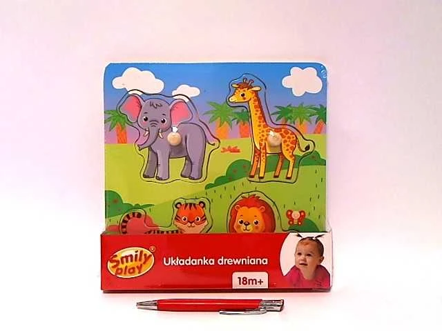 Dėlionė Anek Smily Play Layout.wood.safari SmilyPlay SPW83614 36146