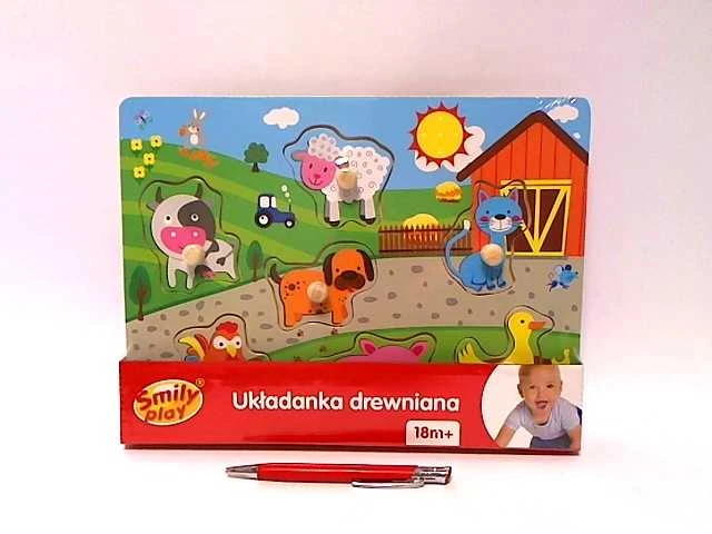 Dėlionė Smily *****Medinis.išdėstymas.Šypsenėlių.žaidimas.rašiklis SPW83600 36009