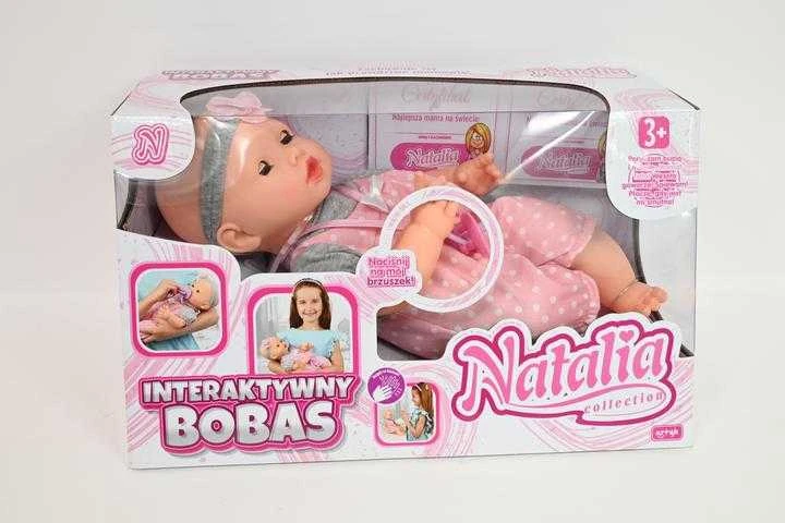 Lalka Lėlė Natalijos kūdikio lėlė, mimika, 41 cm