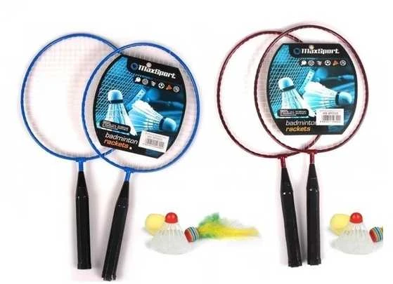 Badmintono rakečių rinkinys su kamuoliukais