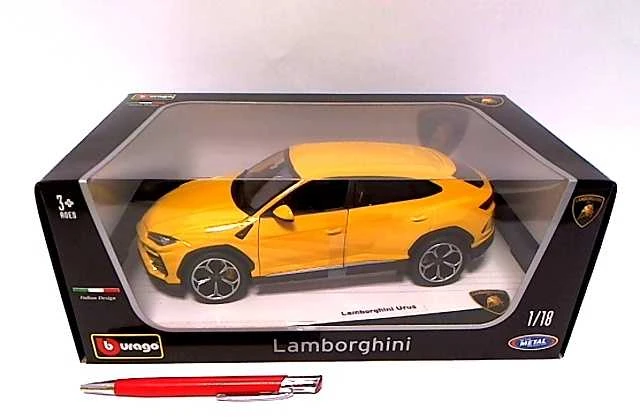 Bburago Lamborghini Urus Geltona 1:18 BBURAGO