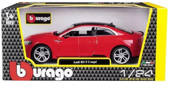 Bburago Audi RS 5 Coupe Raudona 1:24 BBURAGO