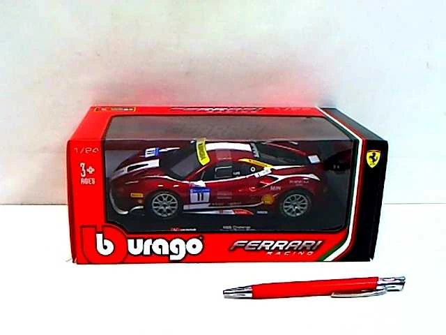 „Bburago“ automobilio modelis 18-26308 „Ferrari 488 Challenge“ („Formulės lenktynės“) 1:24